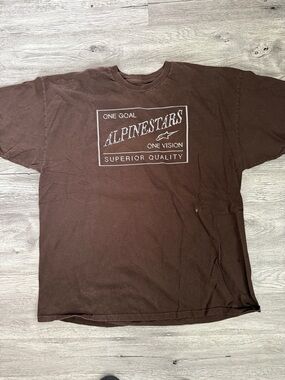 Alpinestars Brown Graphic Tee